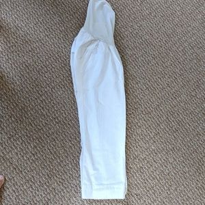 White Maternity Capri